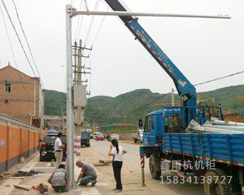 4米單挑臂監控桿